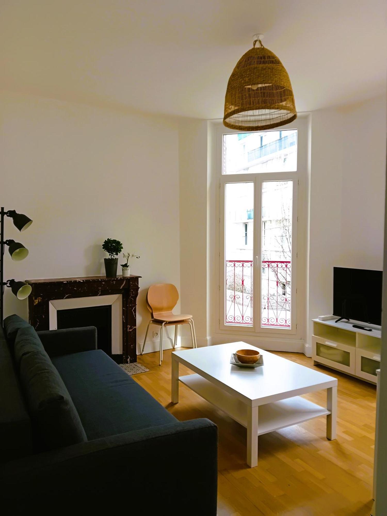 102 - Appart Renove Avec Grand Salon Et 1 Chambre - Tram Et Clinique Mutualiste A 1 Min Гренобль Екстер'єр фото