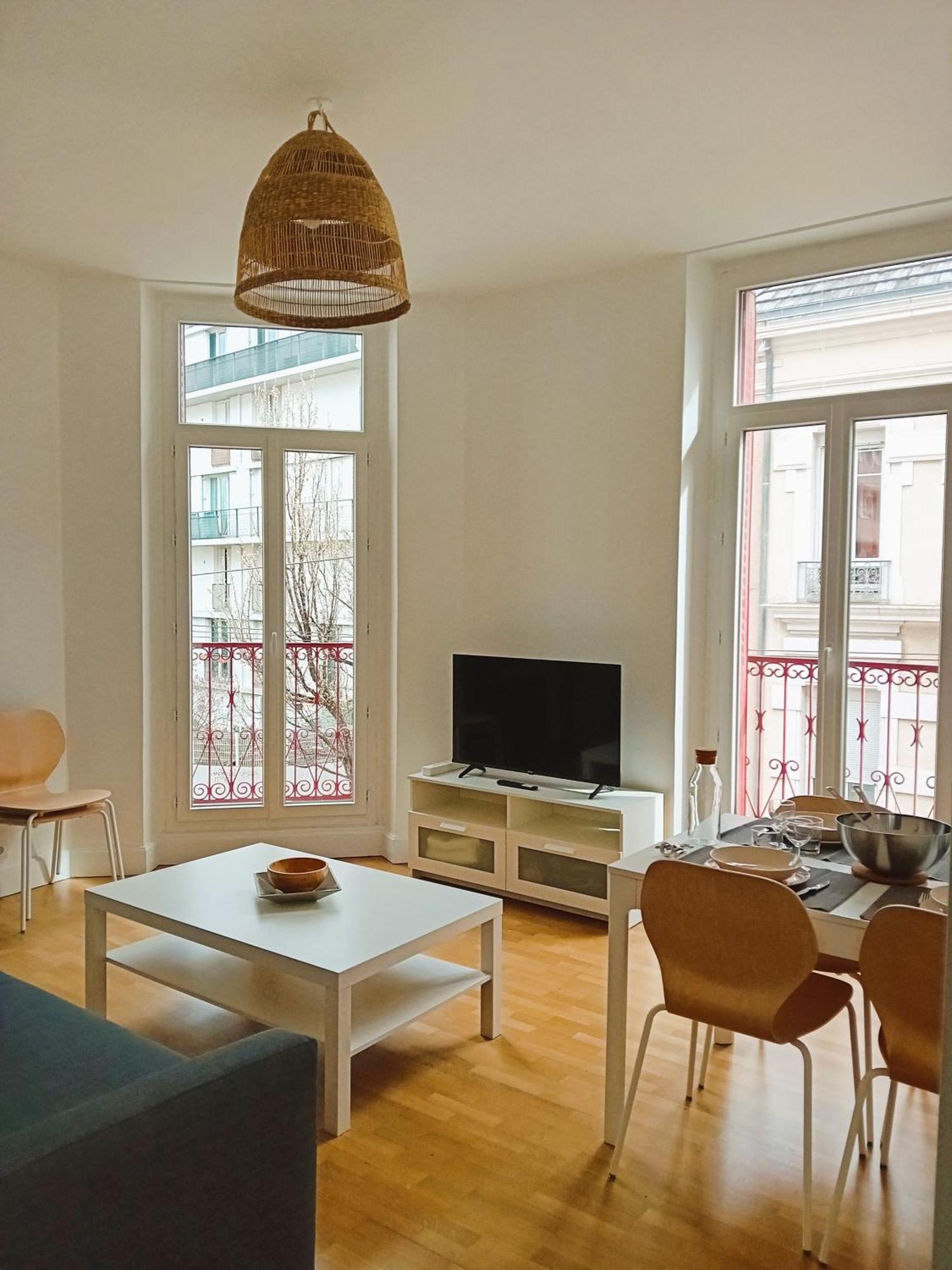 102 - Appart Renove Avec Grand Salon Et 1 Chambre - Tram Et Clinique Mutualiste A 1 Min Гренобль Екстер'єр фото